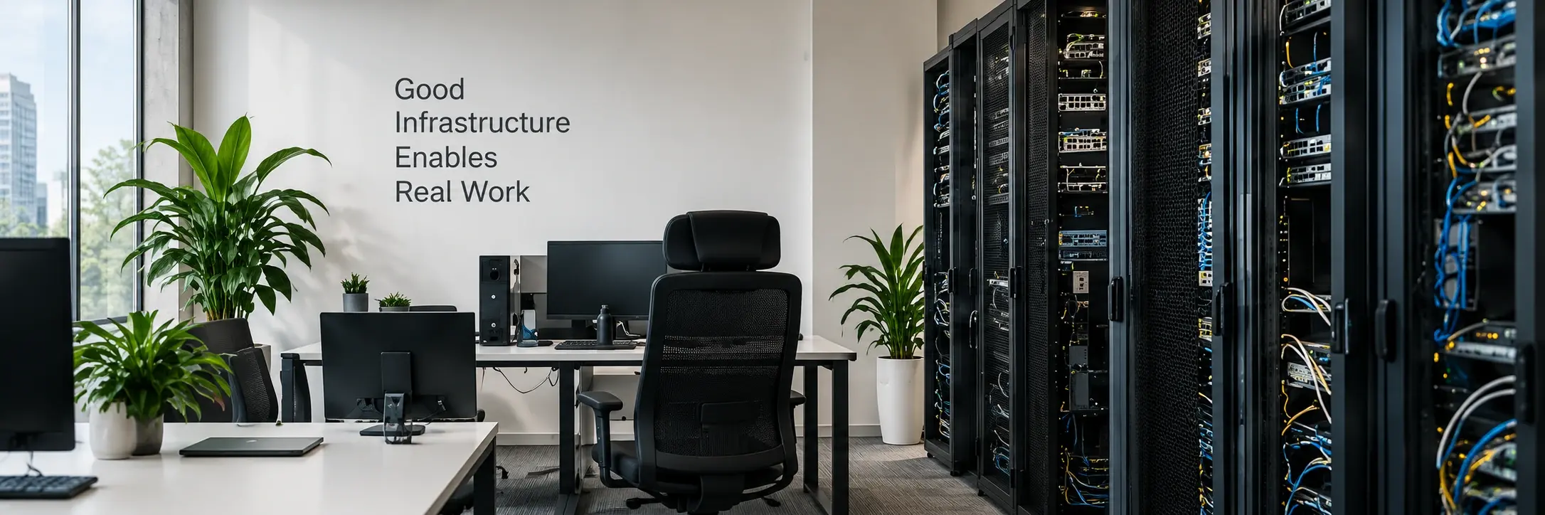 Modern office and server infrastructure